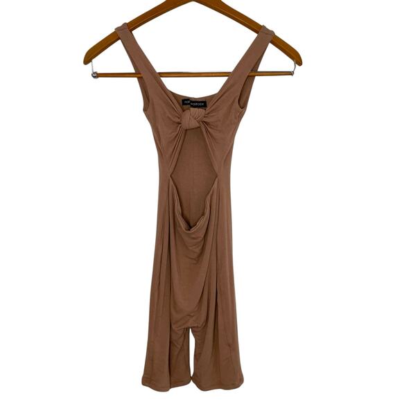 naked wardrobe Pants - Naked Wardrobe Love U Knot Romper Sz S Mauve Body Sculpting Stretchy Soft Comfy